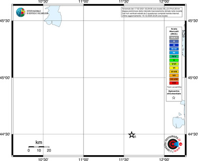 Mappa MCS - territori località