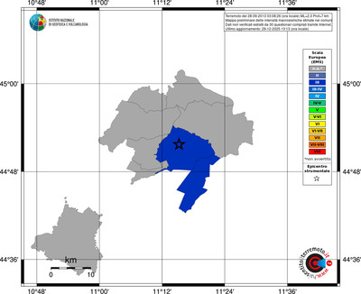 Mappa EMS - territori comuni
