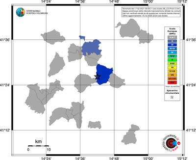 Mappa EMS - territori comuni