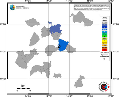 Mappa MCS - territori comuni