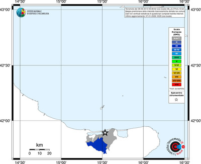 Mappa EMS - territori comuni