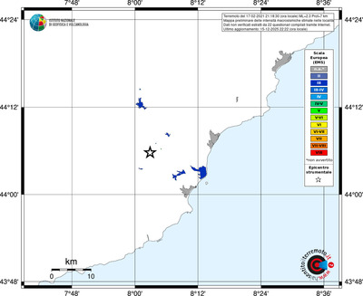 Mappa EMS - territori località