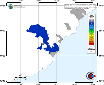 Mappa EMS - territori comuni