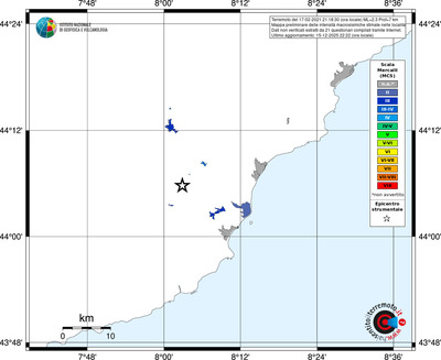 Mappa MCS - territori località