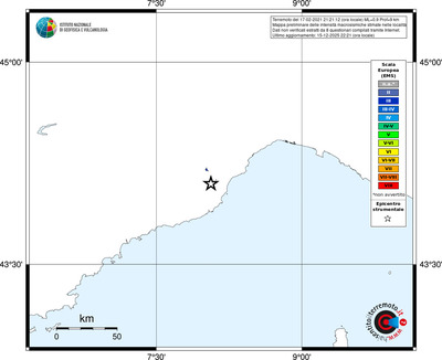 Mappa EMS - territori località