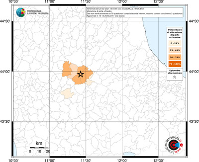 Mappa territorio comunale con almeno 3 questionari