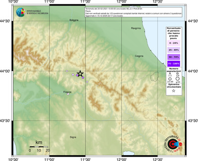 Mappa comuni con almeno 3 questionari