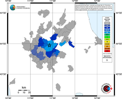 Mappa MCS - territori comuni
