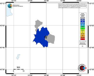 Mappa EMS - territori comuni
