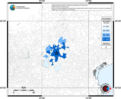 Mappa territorio comunale con almeno 3 questionari