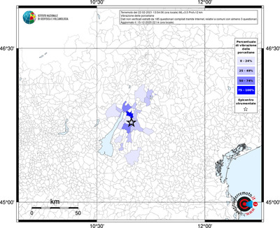 Mappa territorio comunale con almeno 3 questionari