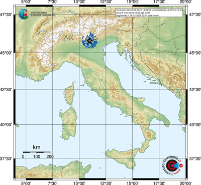 Area di invio delle email agli iscritti