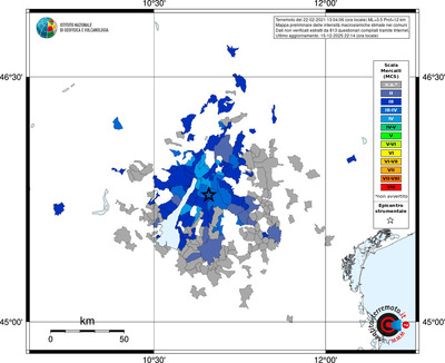 Mappa MCS - territori comuni