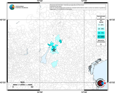 Mappa territorio comunale con almeno 3 questionari