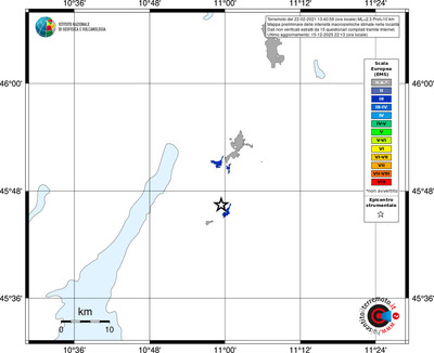 Mappa EMS - territori località