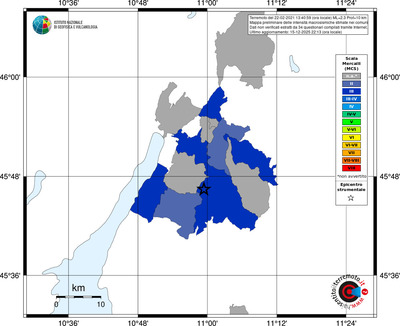 Mappa MCS - territori comuni