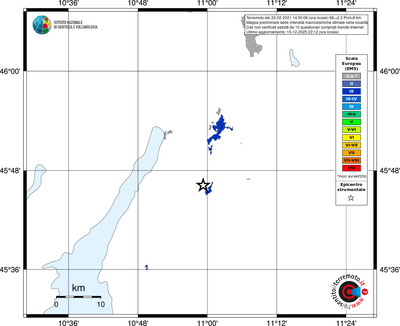 Mappa EMS - territori località
