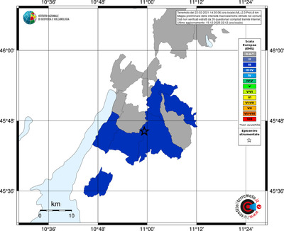 Mappa EMS - territori comuni