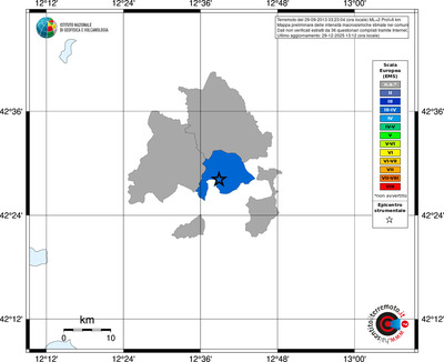Mappa EMS - territori comuni