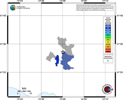 Mappa MCS - territori comuni