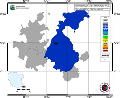 Mappa EMS - territori comuni