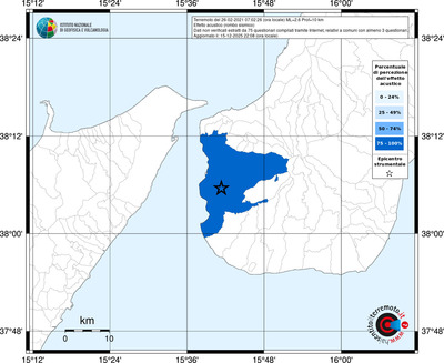 Mappa territorio comunale con almeno 3 questionari