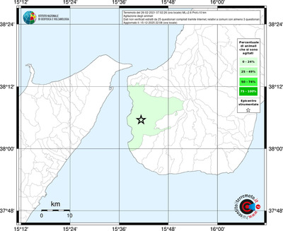 Mappa territorio comunale con almeno 3 questionari