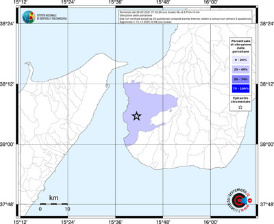 Mappa territorio comunale con almeno 3 questionari