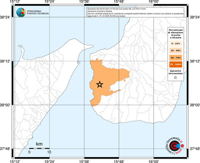 Mappa territorio comunale con almeno 3 questionari