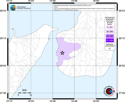 Mappa territorio comunale con almeno 3 questionari