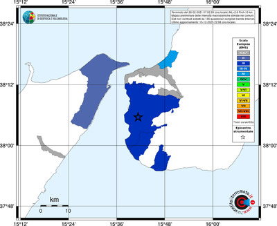 Mappa EMS - territori comuni