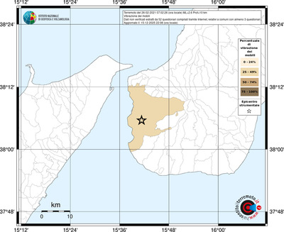 Mappa territorio comunale con almeno 3 questionari