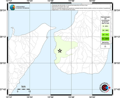 Mappa territorio comunale con almeno 3 questionari