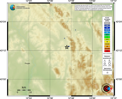 Mappa EMS - località