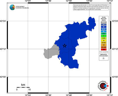Mappa MCS - territori comuni