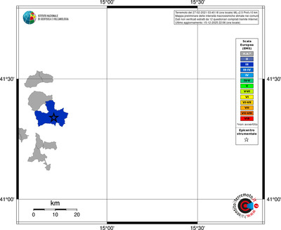 Mappa EMS - territori comuni