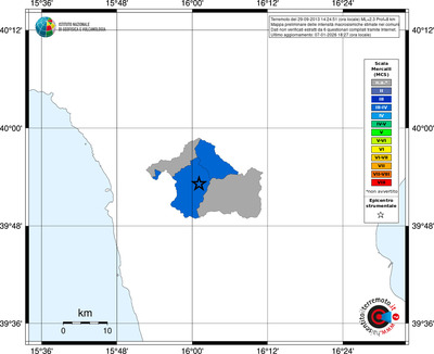 Mappa MCS - territori comuni