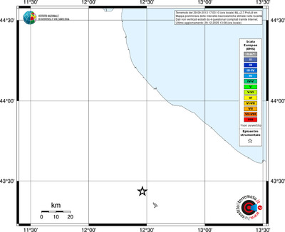 Mappa EMS - territori località