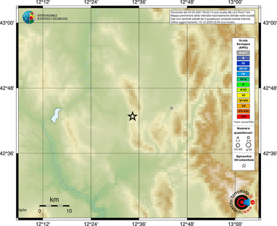 Mappa EMS - località
