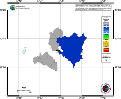 Mappa EMS - territori comuni