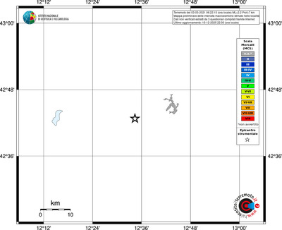 Mappa MCS - territori località
