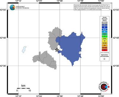 Mappa MCS - territori comuni