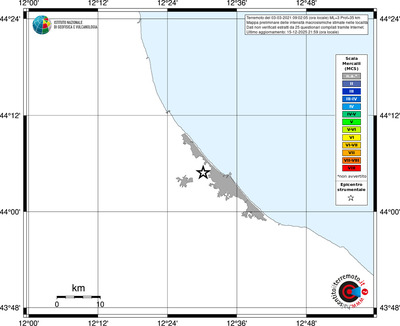 Mappa MCS - territori località