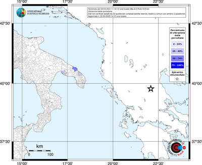 Mappa territorio comunale con almeno 3 questionari