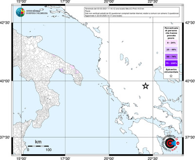 Mappa territorio comunale con almeno 3 questionari