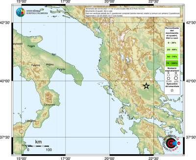 Mappa comuni con almeno 3 questionari