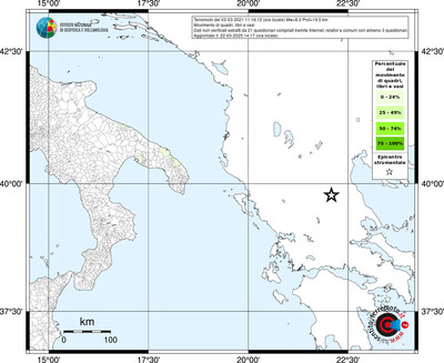 Mappa territorio comunale con almeno 3 questionari