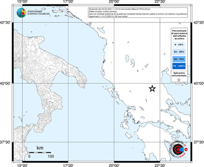 Mappa territorio comunale con almeno 3 questionari