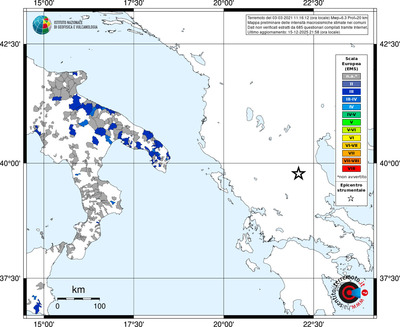 Mappa EMS - territori comuni