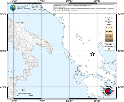 Mappa territorio comunale con almeno 3 questionari